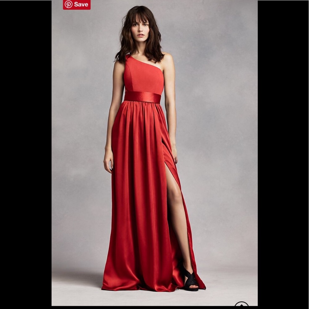 ❤️One Shoulder Formal Dress w/Satin Sash❤️