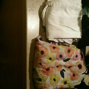 White Jeans and Floral sweatpants