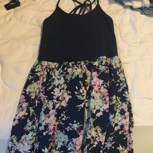 Racerback floral dress
