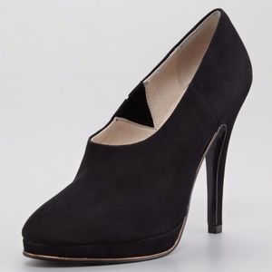 Juicy Couture Black Elyssa Suede Shoe Bootie.