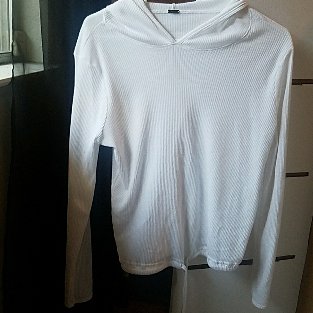 White hoodie
