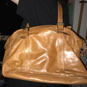 Brown leather Cavalcanti purse