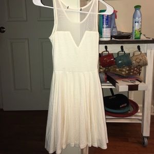 off white short dress