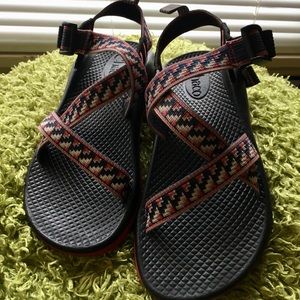 Chaco classics , no toe loop , blue /red/grey !!!!