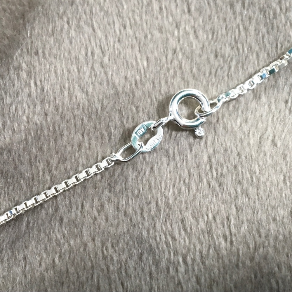 Box Chain - Silver (larger size / thicker)