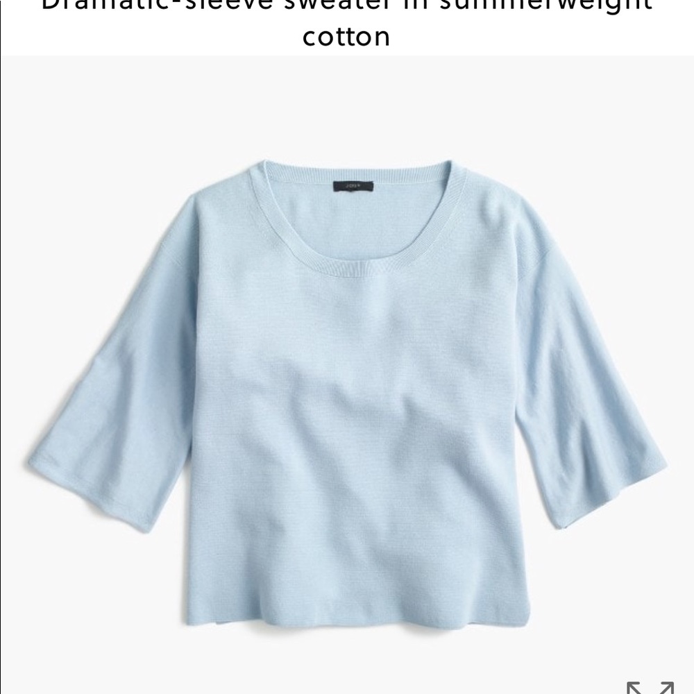 J. Crew Dramatic Sleeve Sweater
