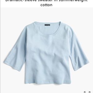 J. Crew Dramatic Sleeve Sweater