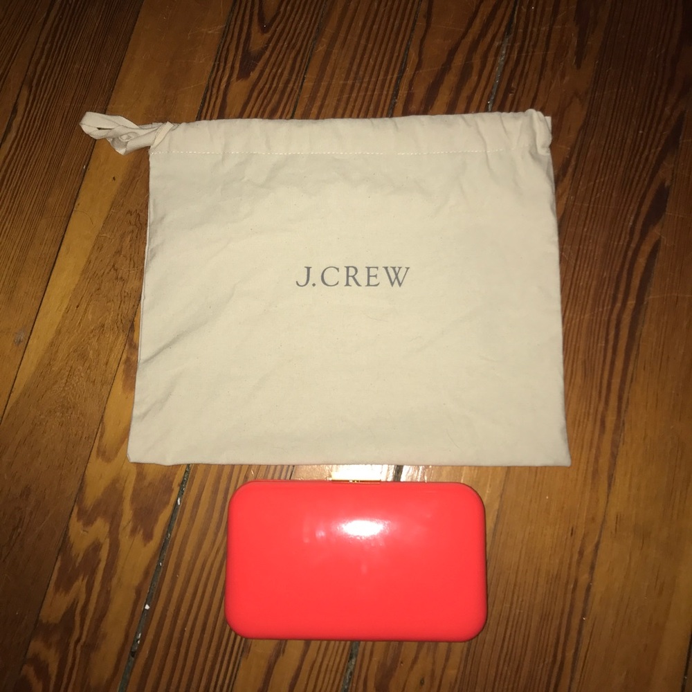 J Crew Box Clutch