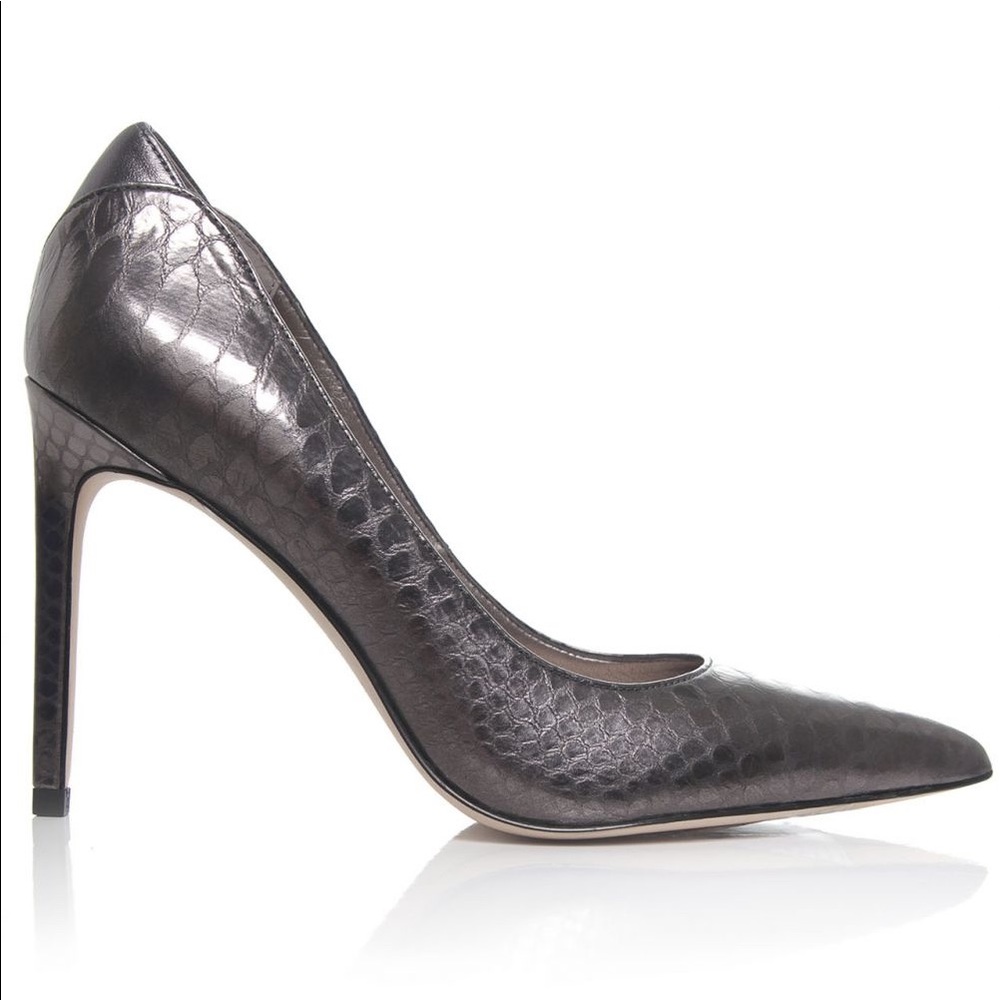 NWOB Sam Edelman Dea Metallic Python Heels