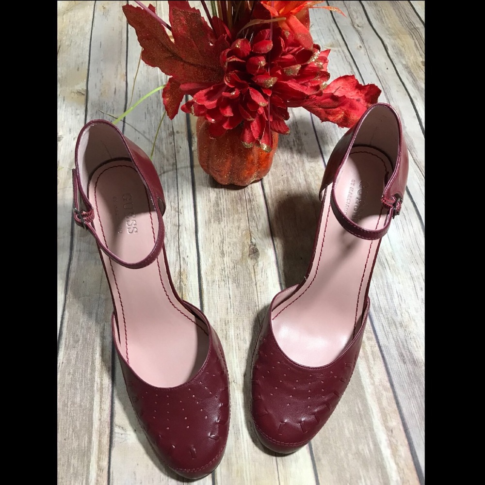 Guess by Marciano leather heels, sz 8