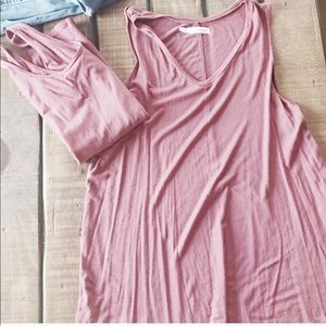 Worn once - v-neck tank top with cami