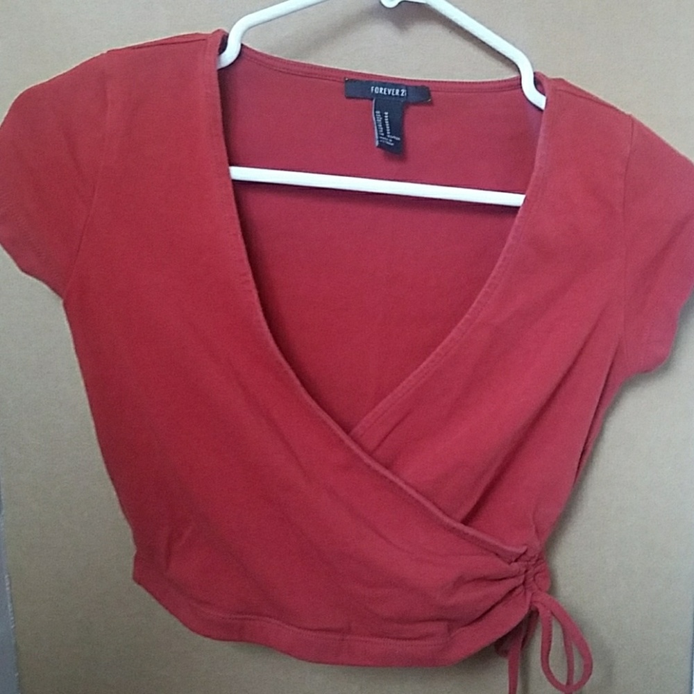 Wrap style shirt