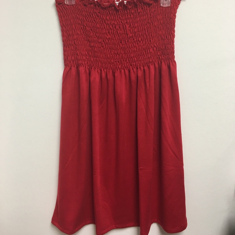 Ruffled tube top