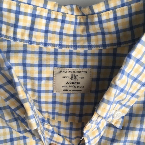J. Crew 2-Ply Long Sleeve Button Down Size Medium - Picture 2 of 3