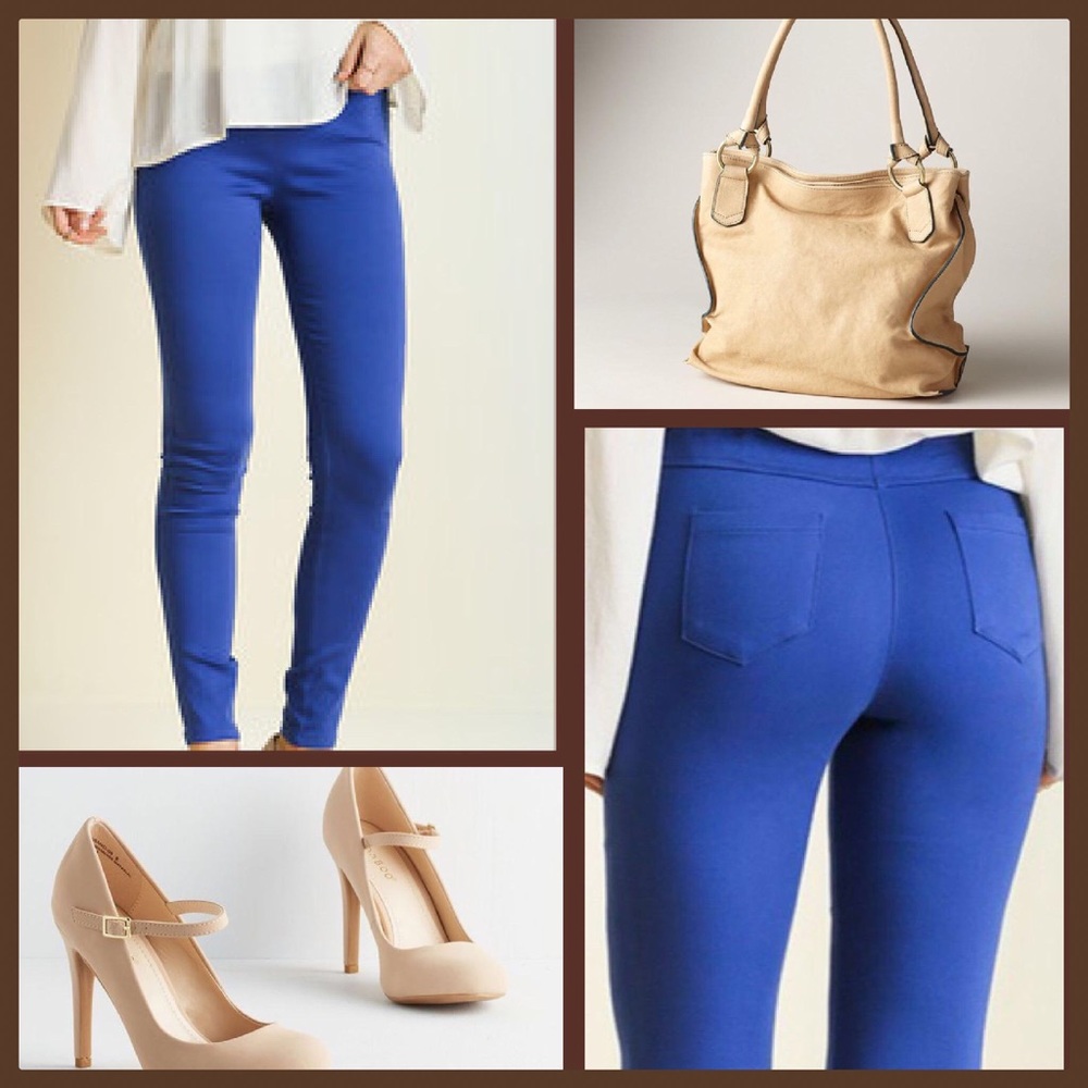Cobalt Jean Leggings