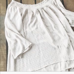 Off the shoulder long sleeve top - never worn