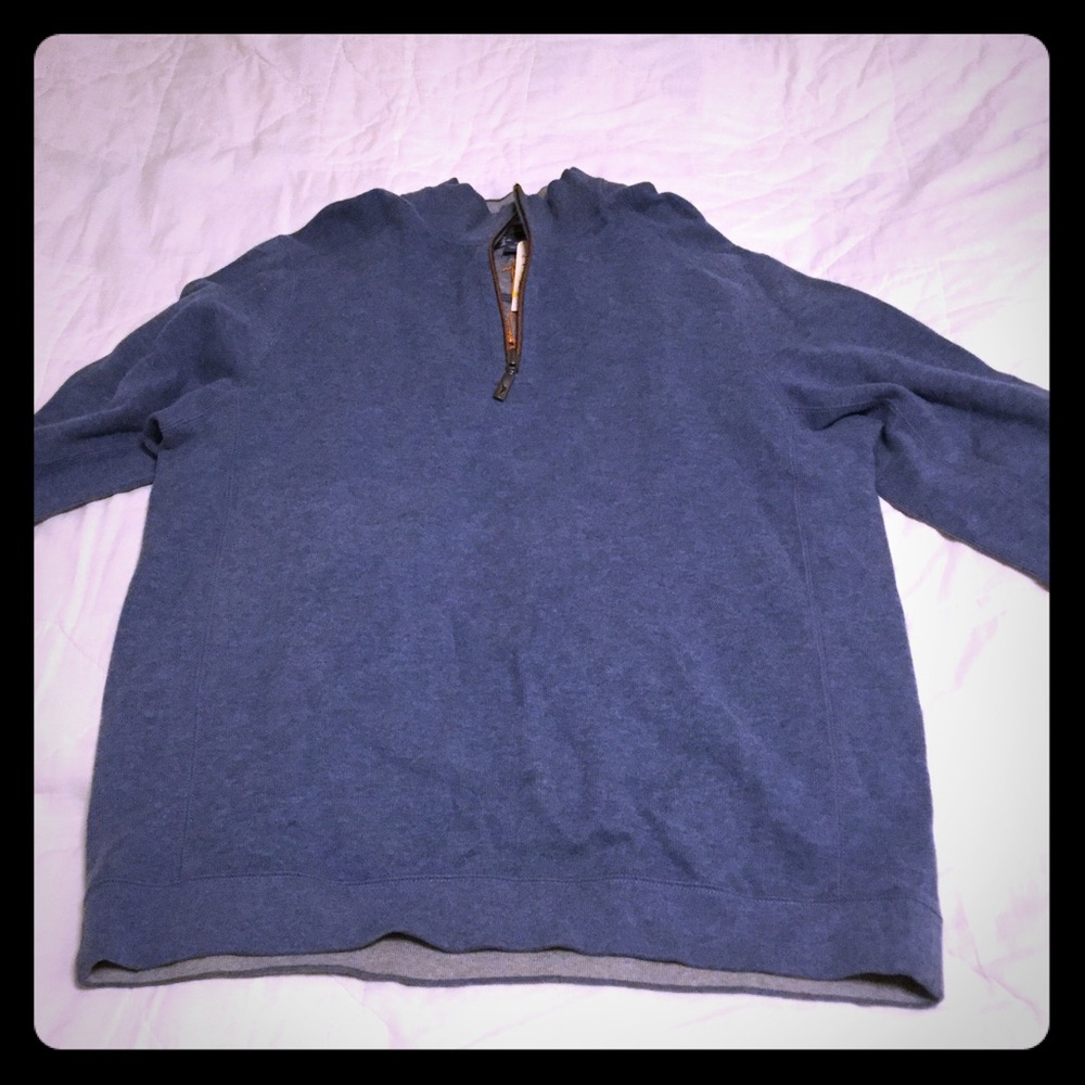 Tommy Bahama Reversible Sweater w/ Zip V-Neck