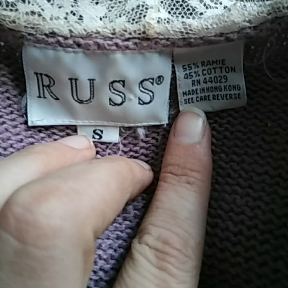 Vintage 80's lace sweater - Picture 8 of 8