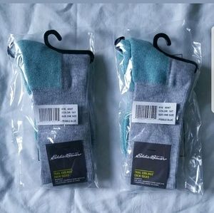 New Eddie Bauer (2prs) Women's Trail crew socks