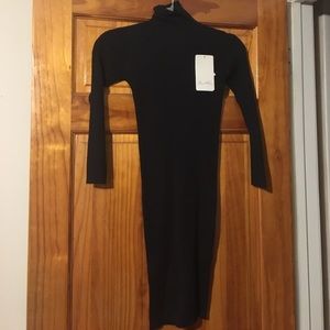 Zara black fitted dress