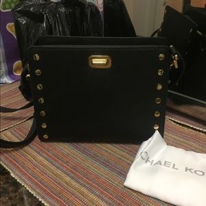 Michael kors Sylvia stud md messsenger leather