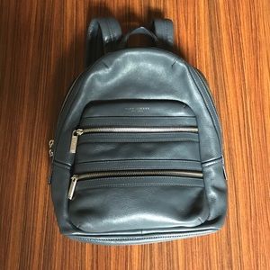 Marc Jacobs Blue Leather Biker Backpack