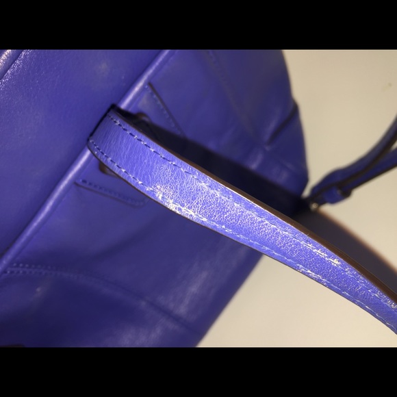 Blue Coach Purse - Picture 4 of 6