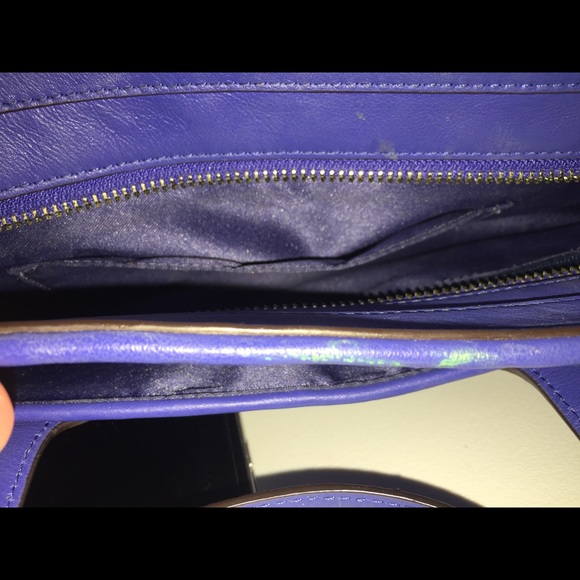 Blue Coach Purse - Picture 5 of 6