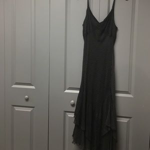 Dress with bottom ruffles