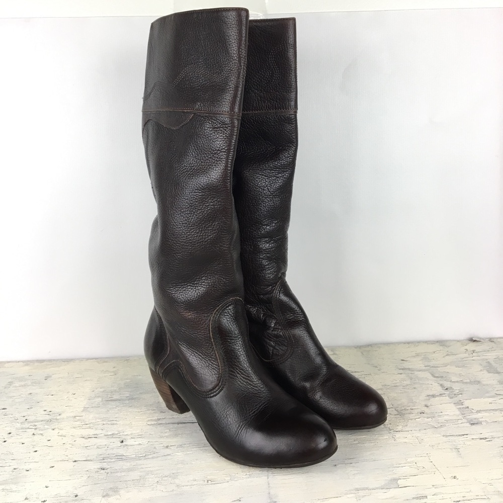 Knee High Leather Boots