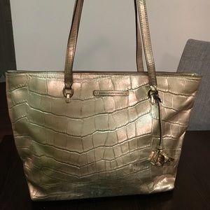 Diane Von Furstenberg DVF Gold Tote Authentic