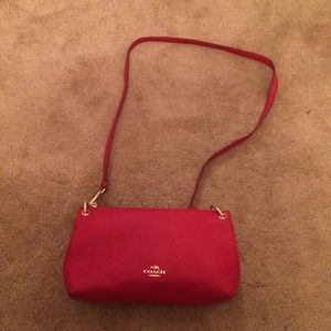 Price is firm Red coach cross body