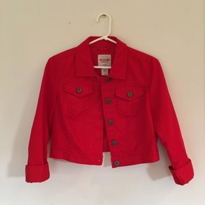 Mossimo red Jean jacket