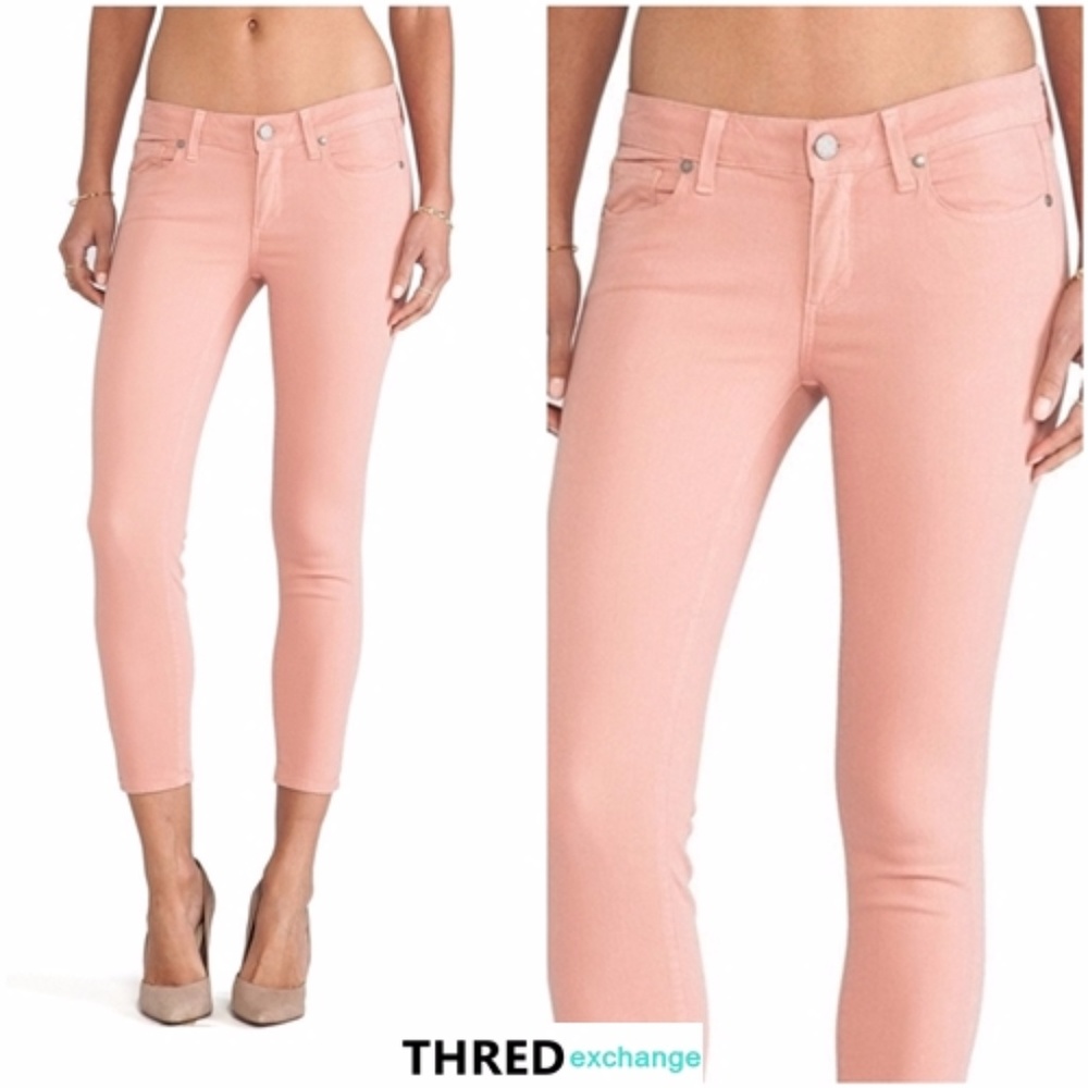 PAIGE VERDUGO Ultra Skinny Jeans PINK sz 26