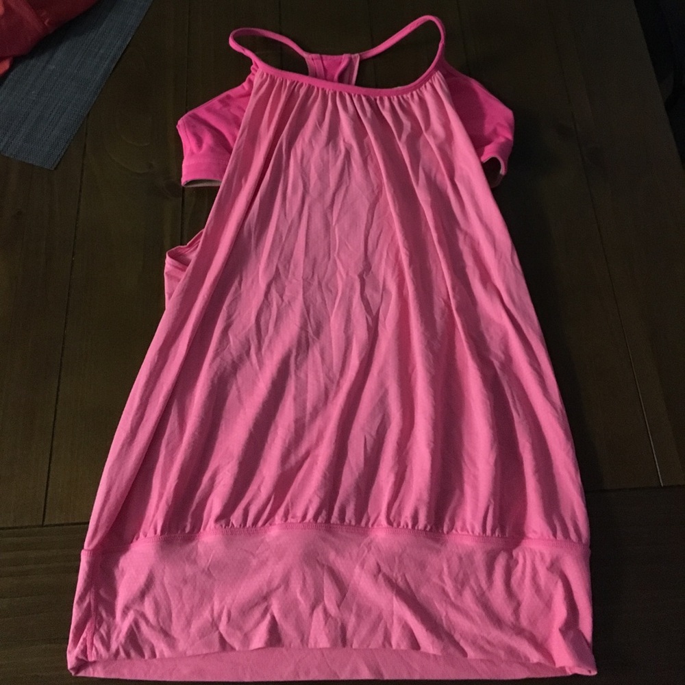 Lululemon Neon Pink No Limits Tank