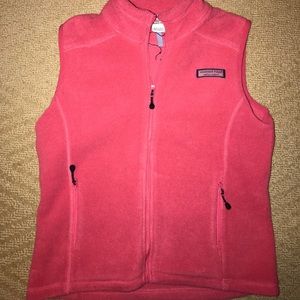 Vineyard Vines fleece KIDS Girls L Vest