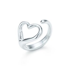 Tiffany and Co. Elsa Peretti open heart ring