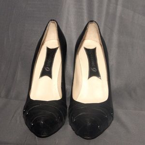 Boutique 9 black leather pumps shoes
