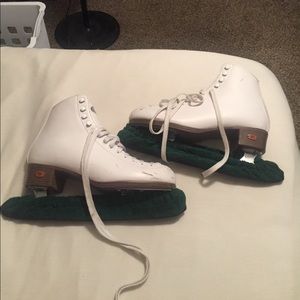 White ice skates