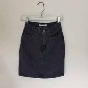 American Apparel Denim Skirt
