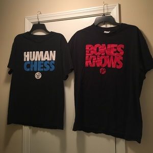 MMA/Jiu-Jitsu T-Shirts Size Large JBJ Human Chess