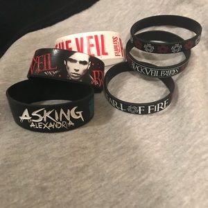Band Bracelets/Rubber