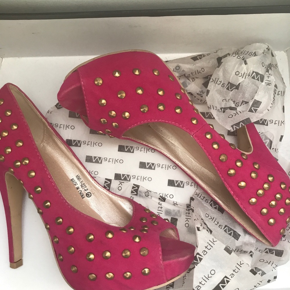 Pink Studded heels