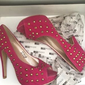 Pink Studded heels