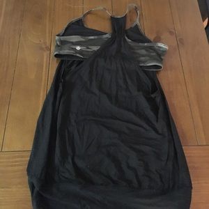 Black and Camo Lululemon No Limits Tank