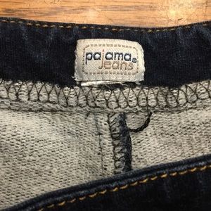 Pajama Jeans size 28/30 super stretch. Euc blue