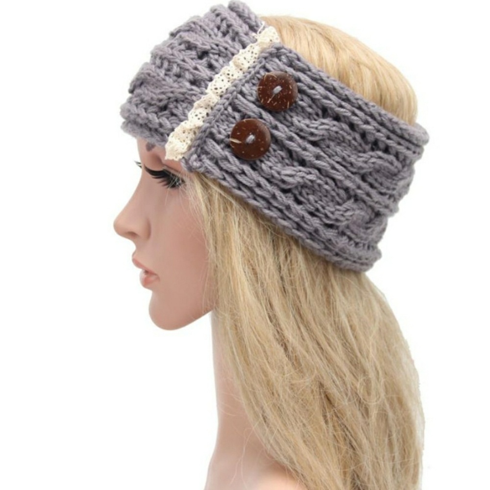 Lace Knit Headband - Picture 6 of 7