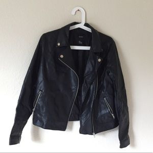 Faux Leather Jacket