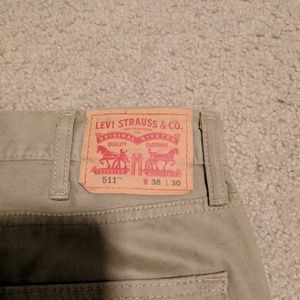 Levi's Jeans - Levi'a 511 Tan Jeans 38x30 Levi's Jeans - Levi'a 511 Tan Jeans 38x30