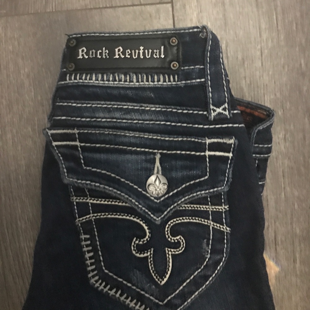 Rock revival womens skinny jeans